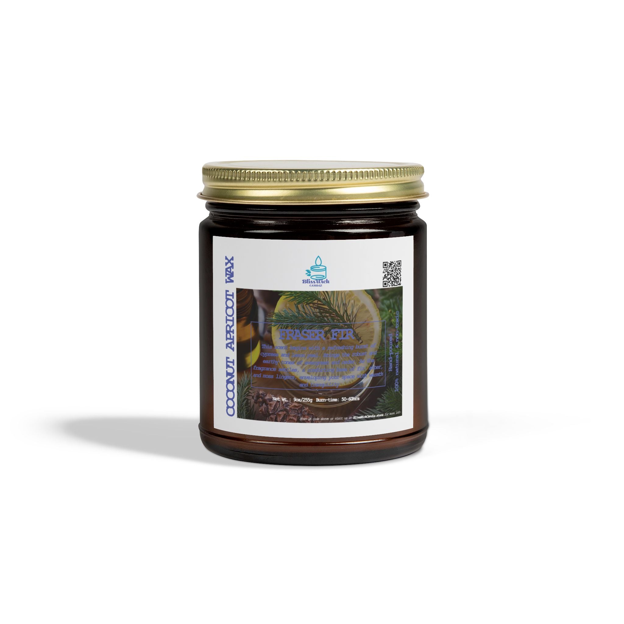 Fraser Fir - Scented Coconut Apricot Candle - 9oz - 2 colors