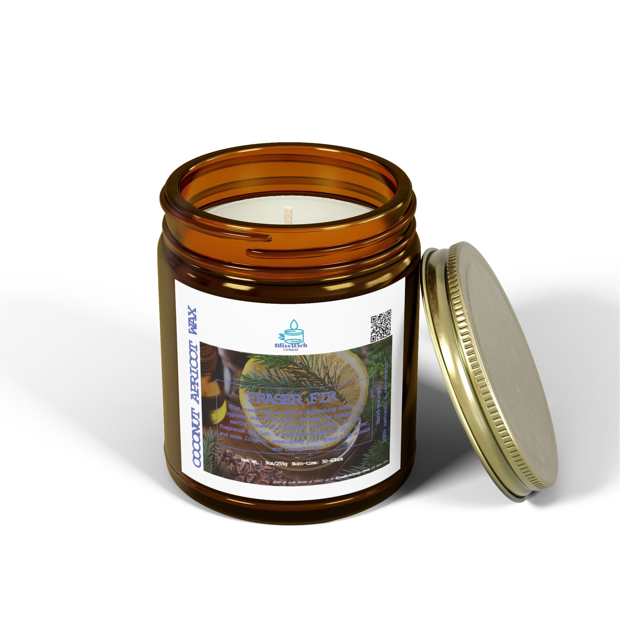 Fraser Fir - Scented Coconut Apricot Candle - 9oz - 2 colors