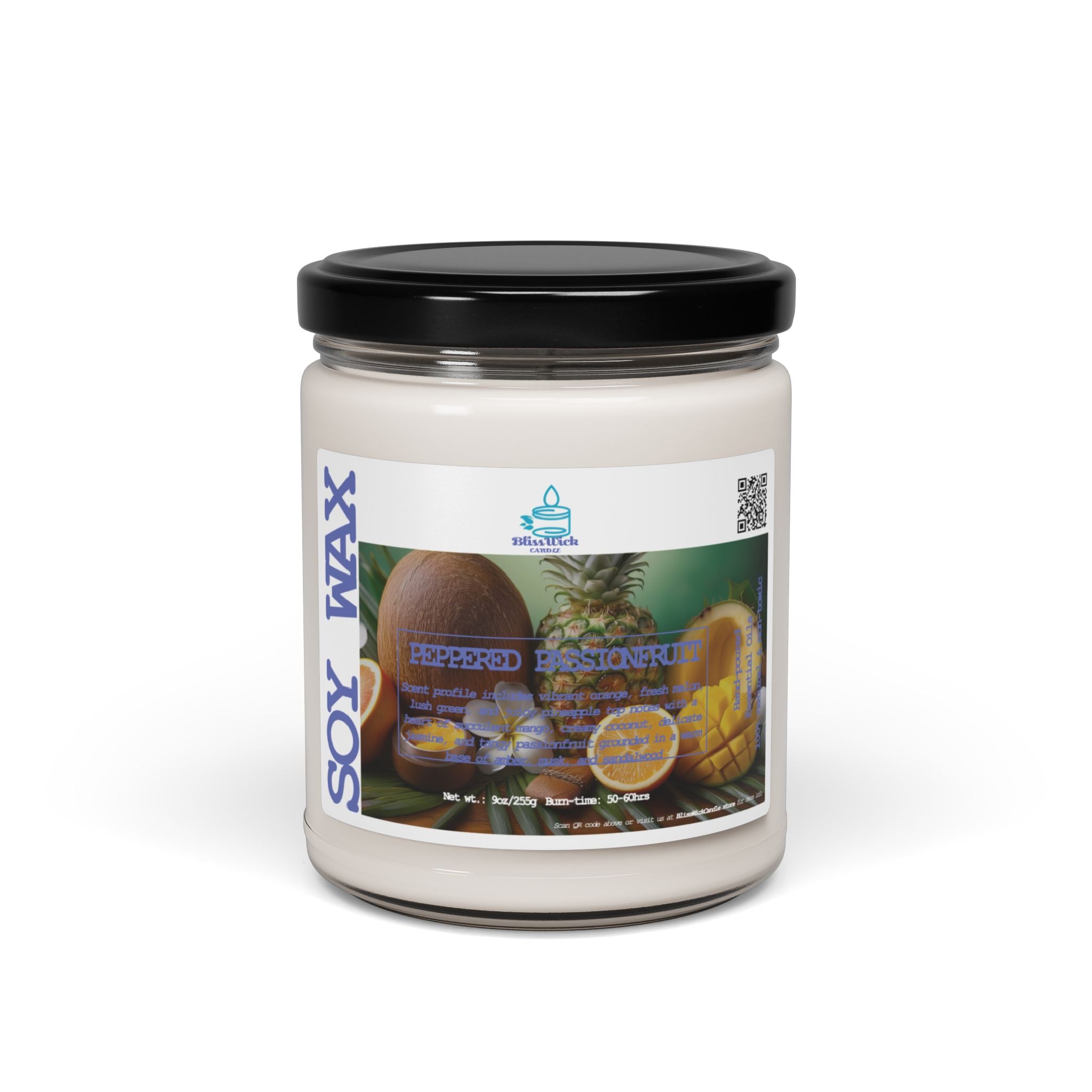 Peppered Passion - Fruit Scented Soy Candle – 9 oz