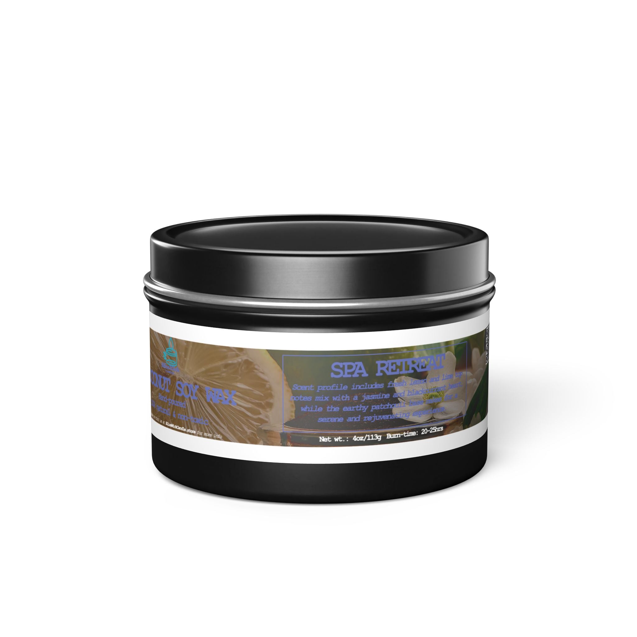 Spa Retreat - Tin Candle - 4oz - 3 colors