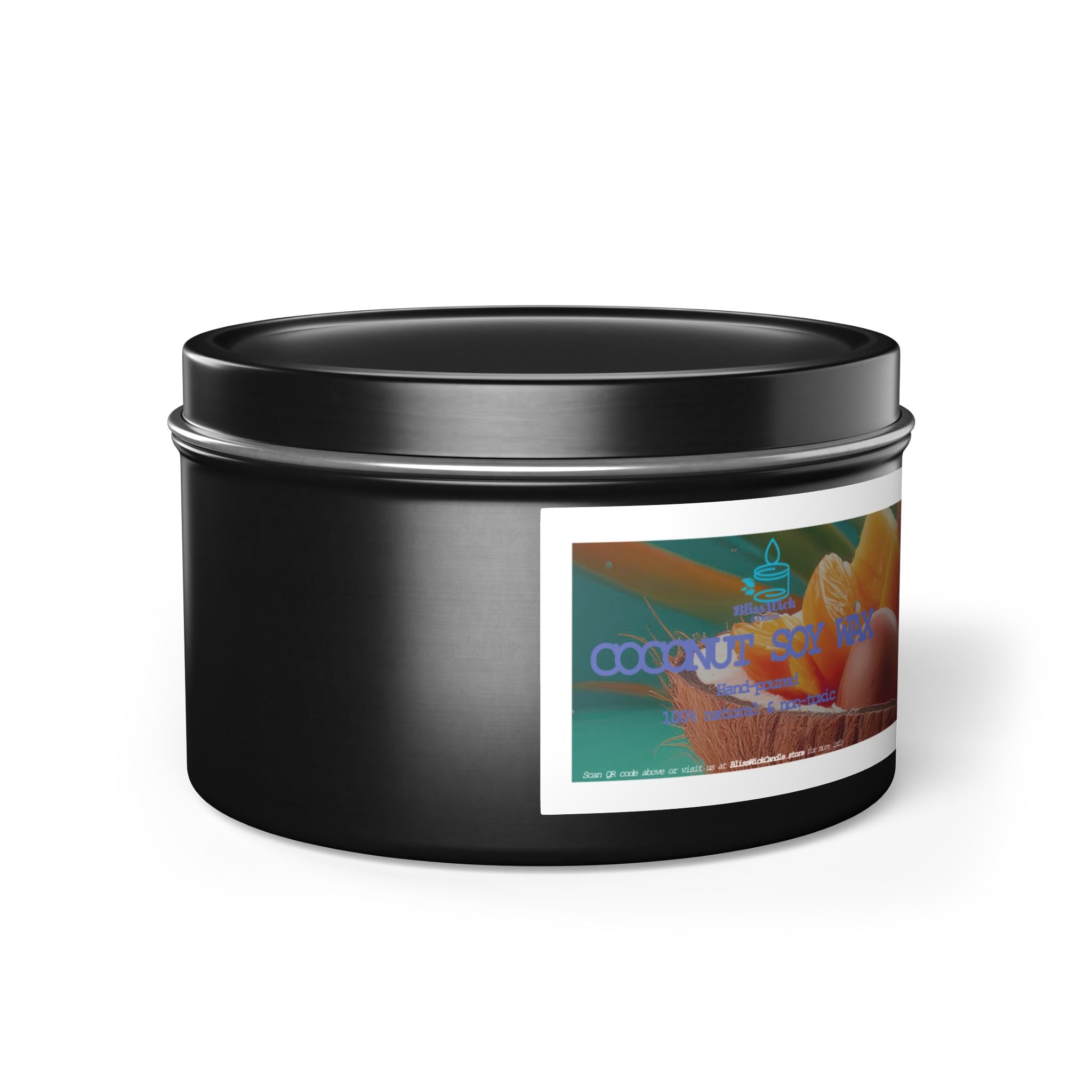 Mango Coconut - Tin Candle - 8oz - 3 colors