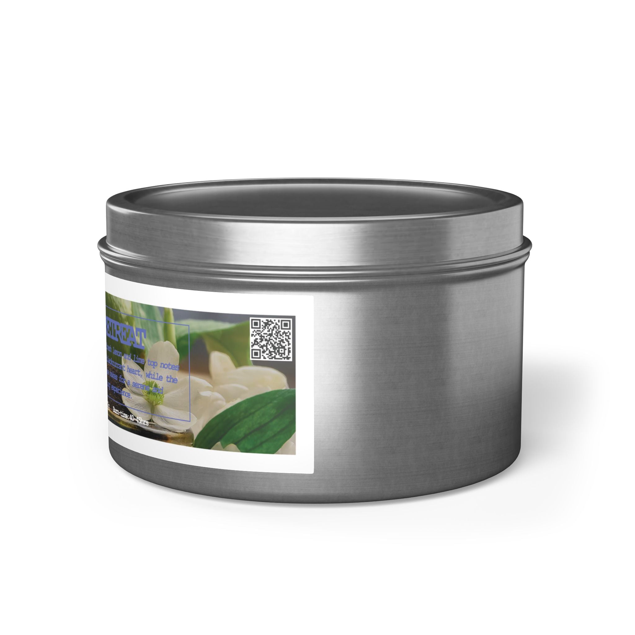 Spa Retreat - Tin Candle - 8oz - 3 colors