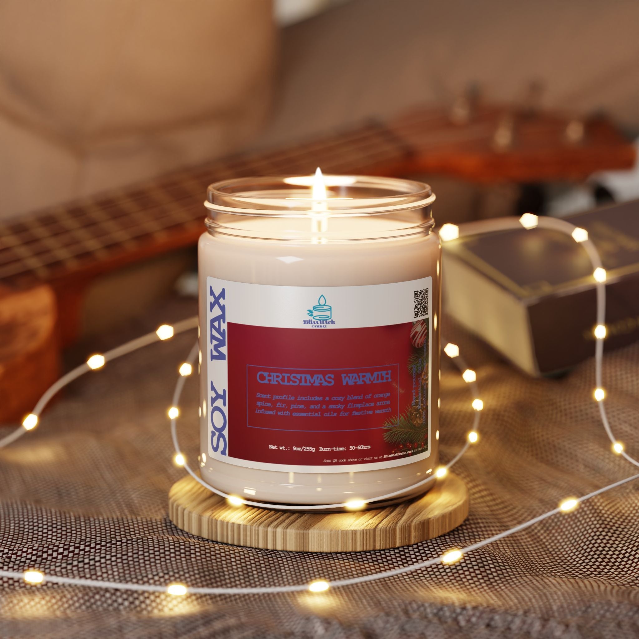 Festive Warm - Scented Soy Candle – 9 oz