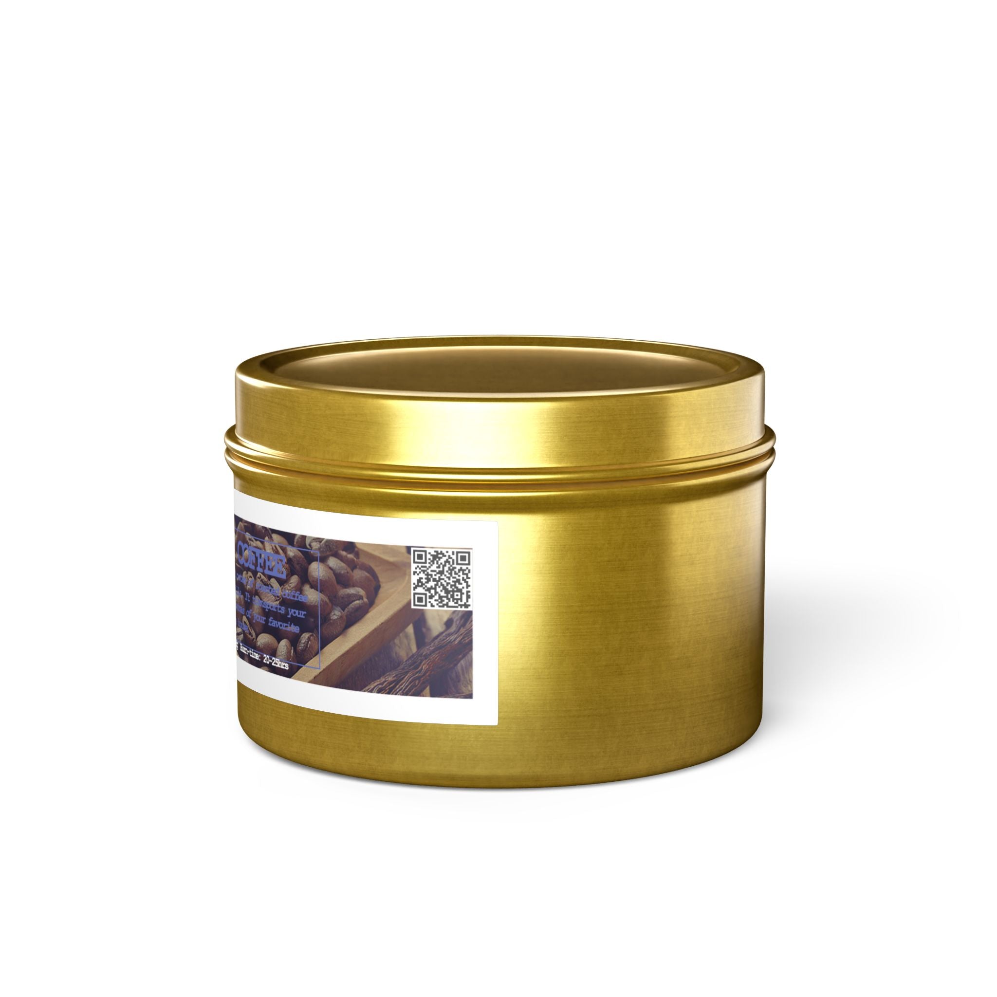 Fresh Coffee - Tin Candle - 4oz - 3 colors