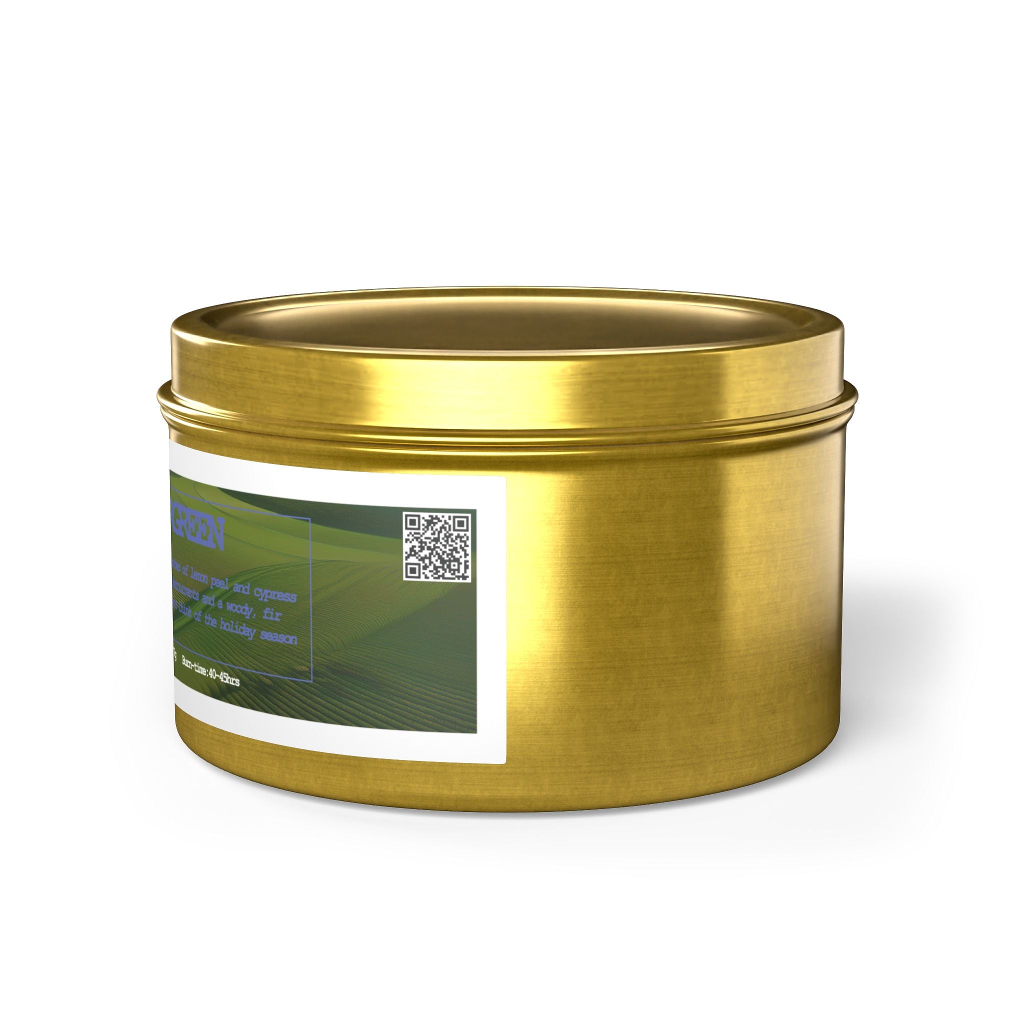 Evergreen - Tin Candle - 8oz - 3 colors