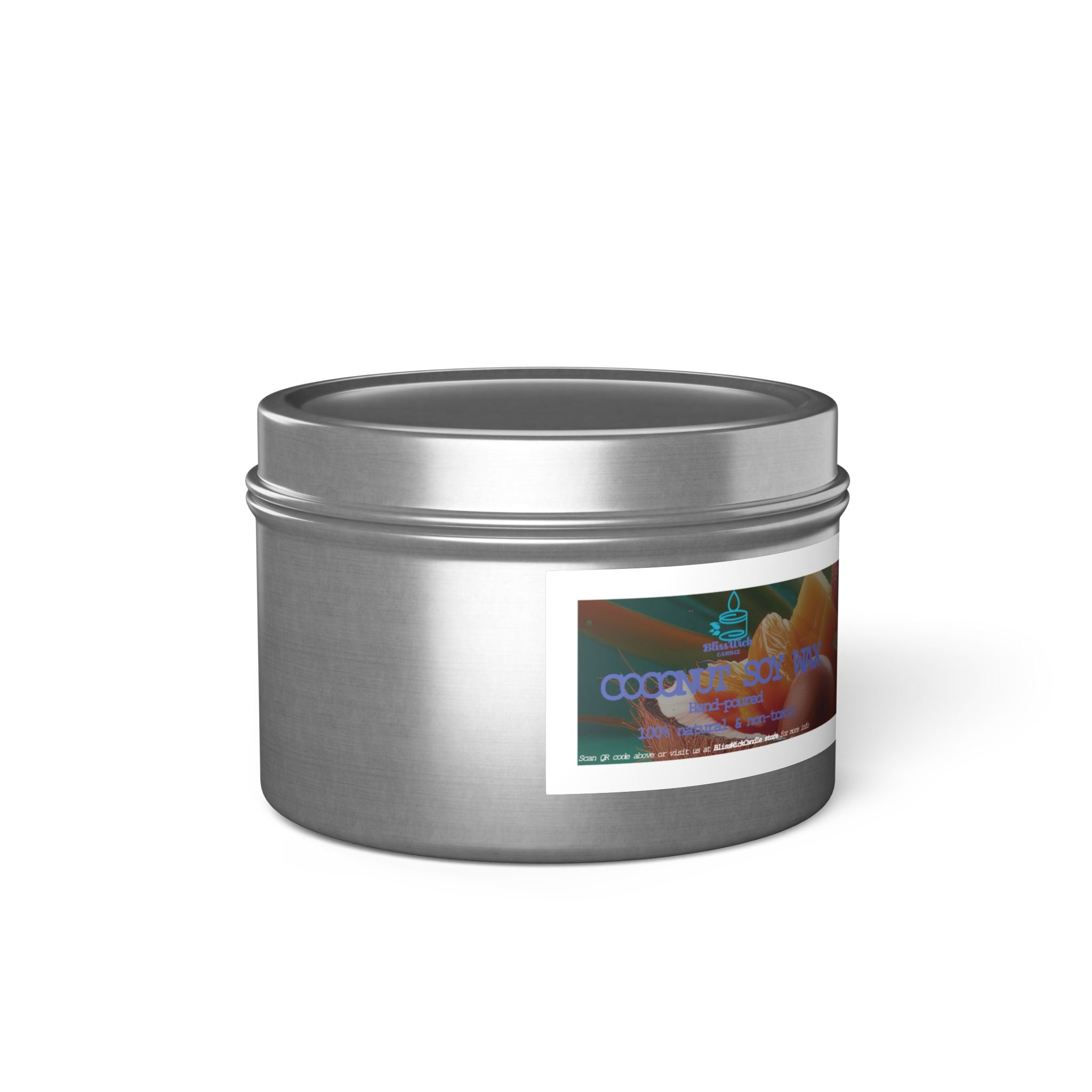 Mango Coconut - Tin Candle - 4oz - 3 colors